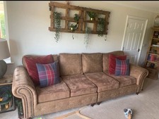 5 And 2 Seater Sofas - Faux Leather