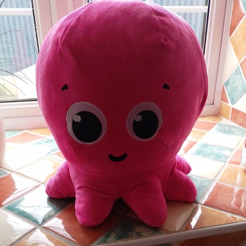 Large octopus energy - large, pink