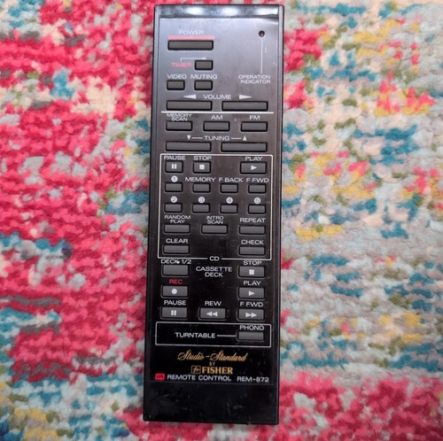 Fisher rem 872 factory remote - fisher,