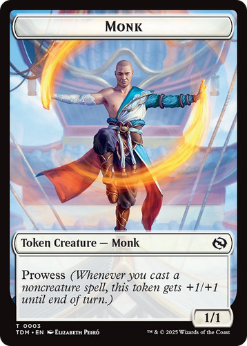 Mtg copy monk - copy, double-sided