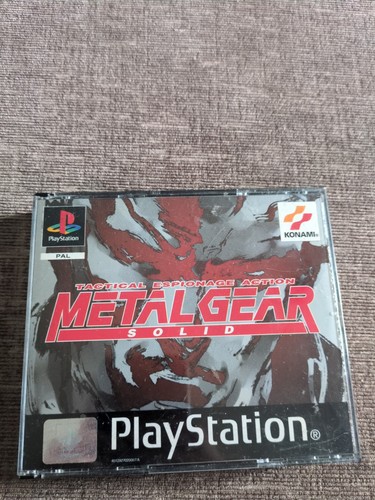 Metal gear solid ps1 pal - metal, 3