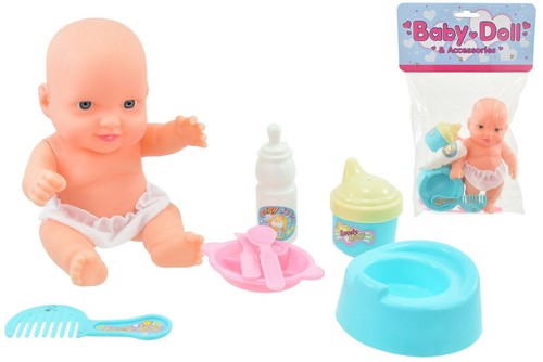 Baby doll and accessories set - accessories,