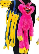 Kissy Missy Huggy Wuggy Plush bag backpack Rucksacks Soft Pink Kids Girls Poppy