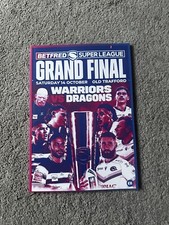 WIGAN WARRIORS V CATALAN DRAGONS SUPER LEAGUE GRAND FINAL PROGRAMME 14/10/2023