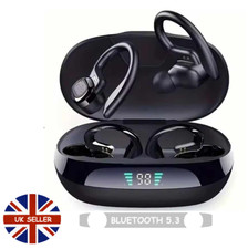 TWS Sports Wireless Bluetooth Earphones Headphones Ear Hook Running Bass Earbuds
