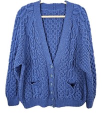 Hand Knitted Aran Cardigan