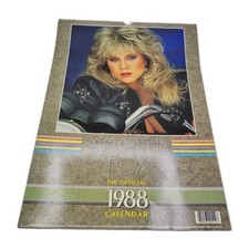 SAMANTHA FOX 1988 CALENDAR OFFICIAL Model Singer Pop Music A66