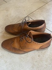 HELL FOR LEATHER Men’s Shoes Brogue NEXT Size UK 7 Tan Lace Up Formal Dress