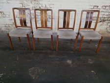 Set of 4 Mid-Century Rosewood
