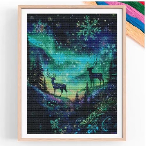 Aurora deer printed count - aurora, 11