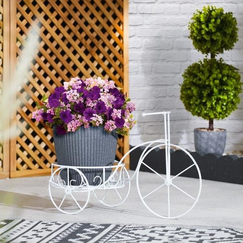 Bicycle planter metal plant - bicycle,