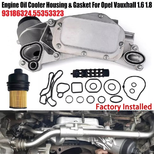 Oil cooler filter housing - oil,