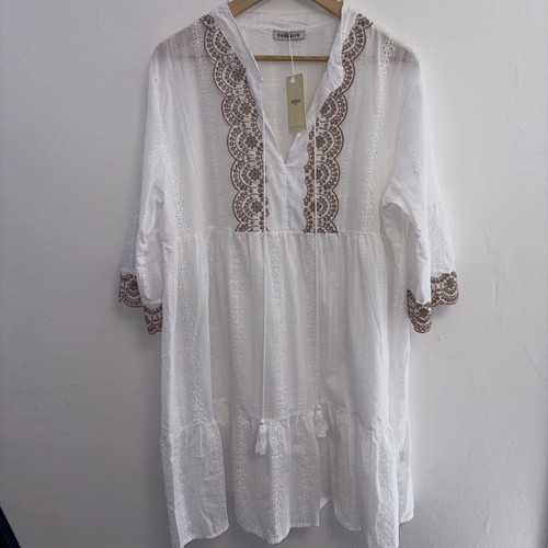 Ladies white summer holiday - ladies,