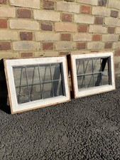 Pair reclaimed leaded light - pair,