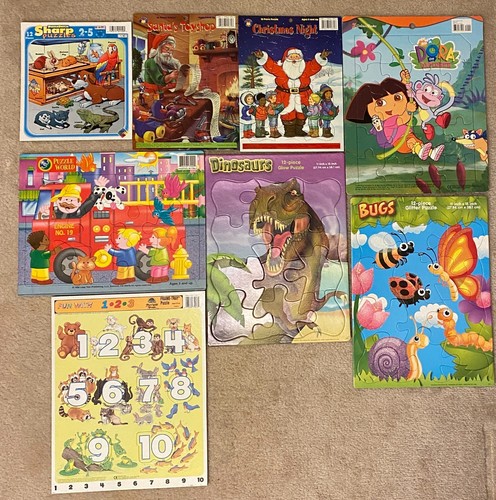 Lot frame tray puzzles - frame,