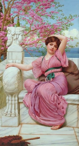 Pre raphaelite art lassitude - pre-raphaelite,