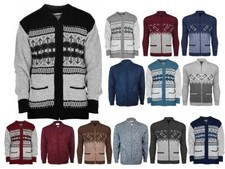 Men knitted cardigan classic - cardigan,