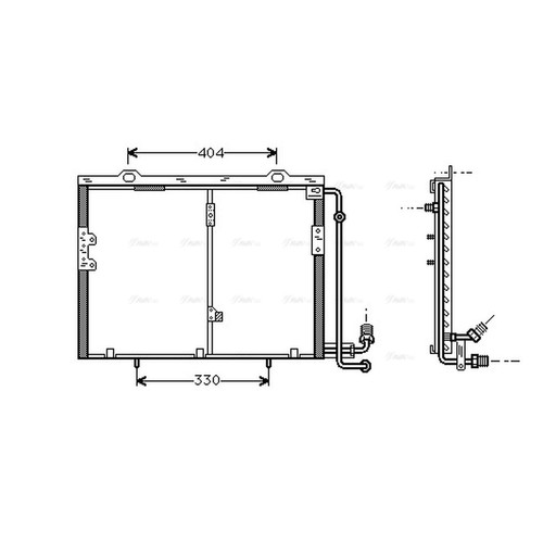 Air con condenser - air,