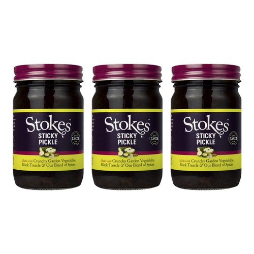 Stokes sticky pickle jar - stokes,