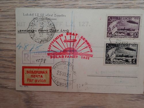 Graf zeppelin postcard - postcard,