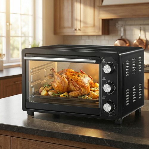 1500w 28l stainless steel oven - 1500w,