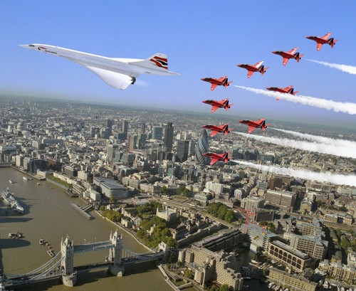 British airways concorde - concorde, &