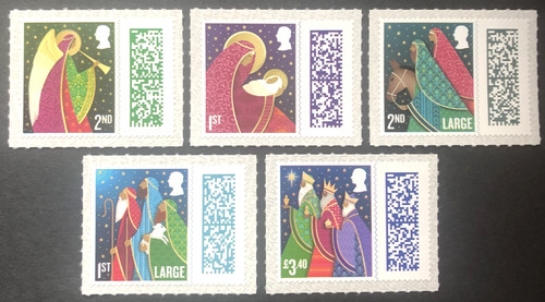 2025 christmas stamp set - gb,