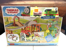 Thomas & Friends Percy's Cargo Adventure Playset NEW Motorized Train