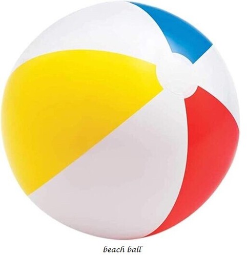 Inflatable beach ball glossy - beach, |