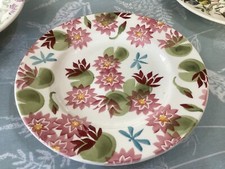 Emma Bridgewater Water Lily Dragonflies  8.5" Plate New B