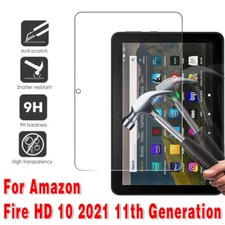 New Tempered Glass Screen Protector For Amazon Fire HD 10/10 Plus 11th Gen 2021