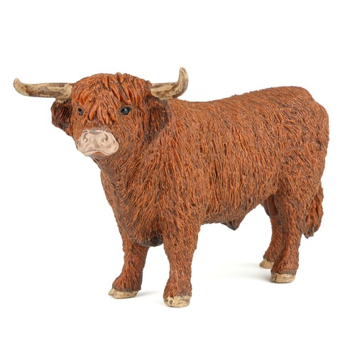 Highland bull figure - highland,