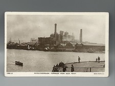 Middlesbrough Furnaces From Docks Point Real Photo Rare