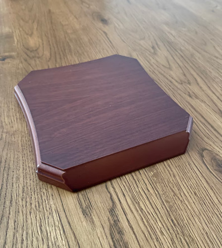 Mahogany finish display - finish,