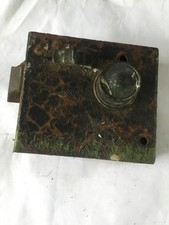 Iron rim lock, vintage