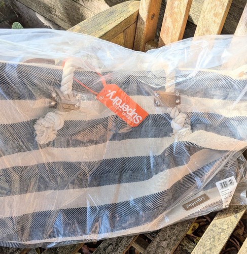 Superdry large bag with - large, rope