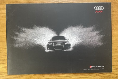 Audi rs4 quattro - rs4, brochure