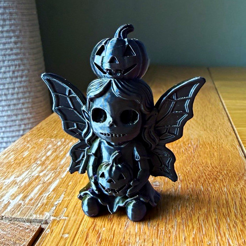 Halloween fairy figurine with - figurine,