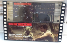 STAR WARS Empire Strikes Back Authentic 70mm Film Cel - RARE DARTH VADER EDITION