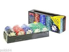 Rack of 100 poker chips