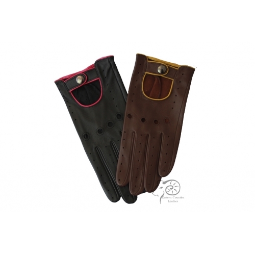 Ladies leather driving gloves - driving,