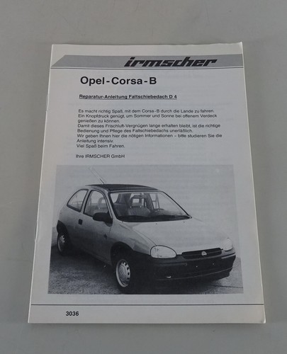 Repair manual opel corsa - opel,