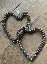 2 Large Decorative Silver Wall