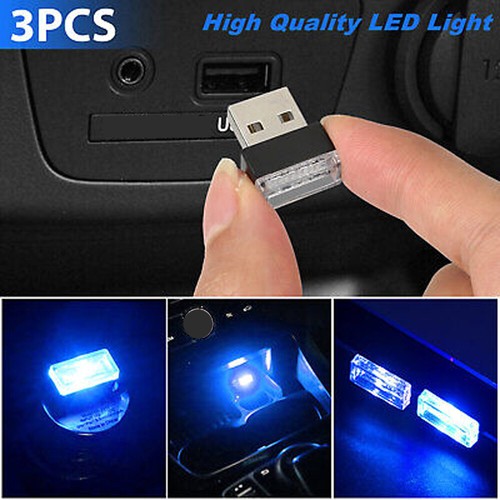 Blue led usb - 3x,