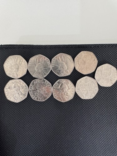 Peter rabbit coin set - set, 50p