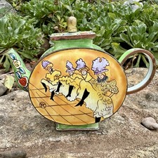 Vintage Kelvin Chen Hand-Painted Enamel Mini Teapot Charlotte di Vita