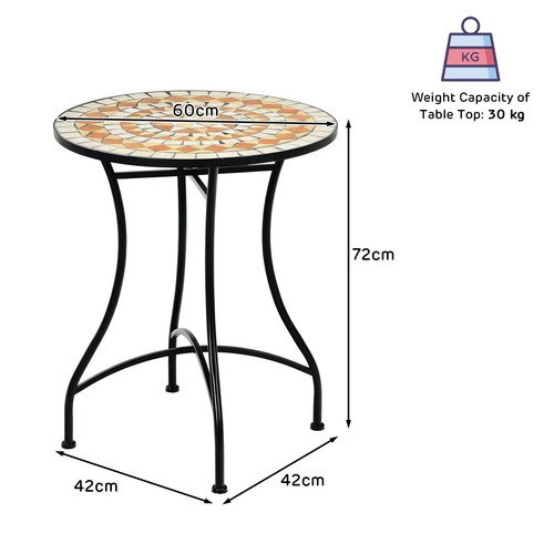 Round side table - round, &