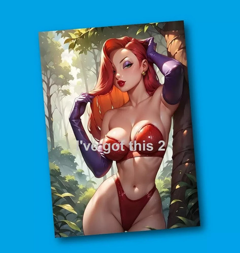 Fridge magnet jessica rabbit - magnet,