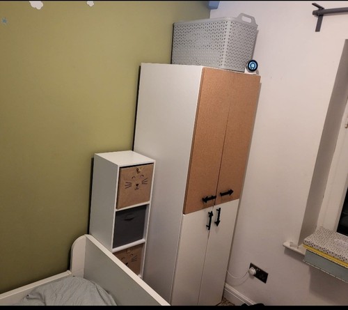 Ikea småstad wardrobe white - ikea,