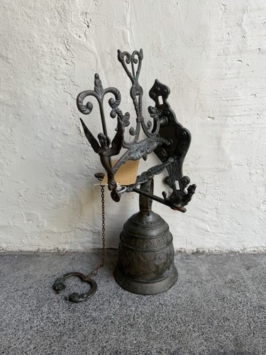 Antique solid brass church - antique,